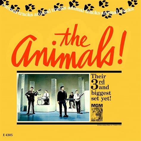 The Animals - Animal Tracks (US) Lyrics and Tracklist | Genius