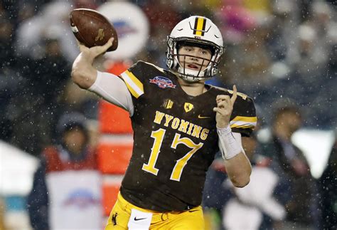 How Wyoming's Josh Allen went from zero scholarships to the top of NFL ...