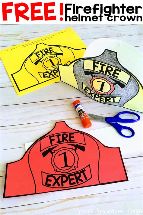 Firefighter Helmet | Fire safety preschool crafts, Fire safety preschool, Fire prevention crafts