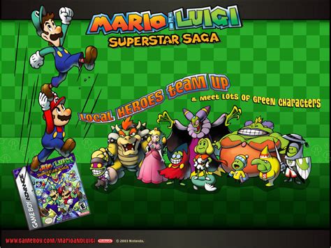 Mario & Luigi: Superstar Saga - Super Mario Bros. Wallpaper (5599442) - Fanpop