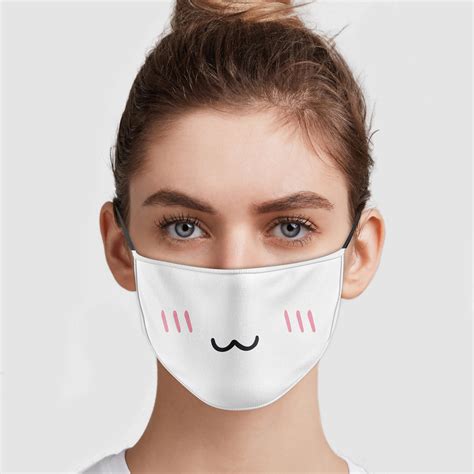 Kawaii Cute Face Mask | Allbluetees.com