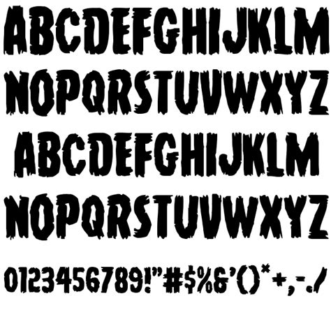 Young Frankenstein Regular Font | Young frankenstein, Horror font, Frankenstein