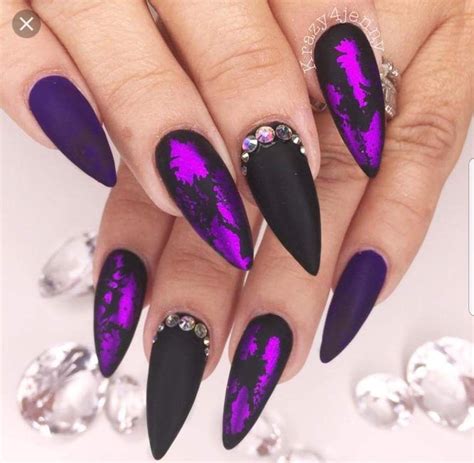 Pin by Nails by Caroline Rose on Gel polish ideas | Purple nail art designs, Purple nail art ...