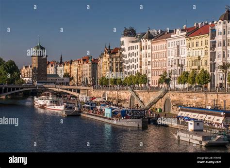 Vltava river, Prague, Czech Republic Stock Photo - Alamy