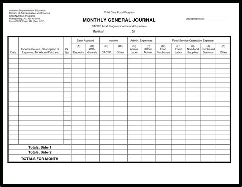 Bookkeeping Ledger Template – El Parga inside Bookkeeping Ledger ...