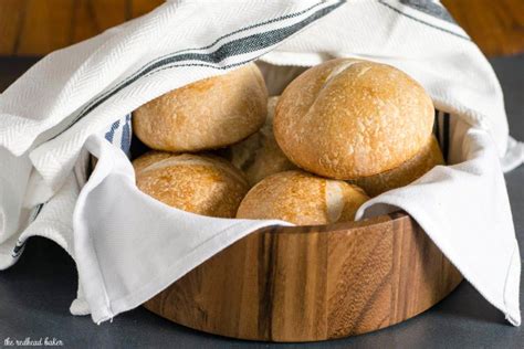 Crusty French Rolls Recipe by The Redhead Baker