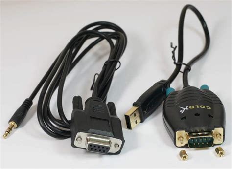 EXLINK Samsung Cable Kit USB and SERIAL CABLE DB9 F to 3.5mm