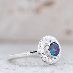 Australian Fire Opal Ring in 925 Sterling Silver Ring - Etsy