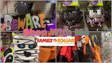 Family Dollar Halloween 🎃 Shop With Me Costumes 👻 and More - YouTube