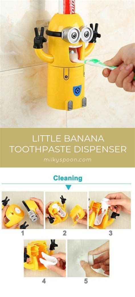 Little Banana Toothpaste Dispenser | Toothpaste dispenser, Toothpaste, Dispenser