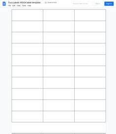 Avery 22822 label template for Google Docs & Sheets | Label templates ...