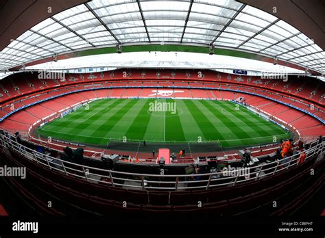 View inside the Emirates Stadium (also known as Ashburton Grove ...