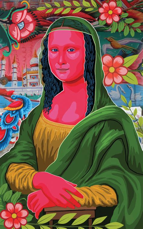 Bangladeshi Rickshaw Painting style Monalisa painting. | Behance