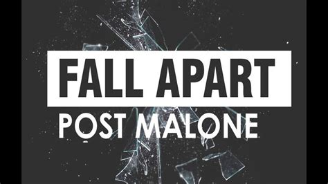 I Fall Apart - Post Malone (LYRICS)