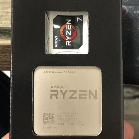 AMD Ryzen 7 1700X R7 1700X CPU Processor 8Core 16Threads AM4 3.4GHz TDP ...