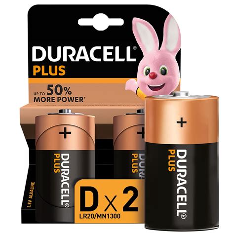 Duracell Plus D Alkaline Batteries, 1.5V LR20 MN1300 - 2 Pack | Shop Today. Get it Tomorrow ...