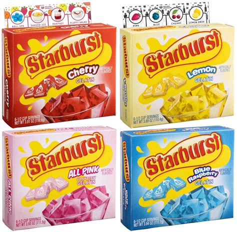 Starburst Gelatin Variety Pack | 1 Box Varje smak - Sweden | Ubuy