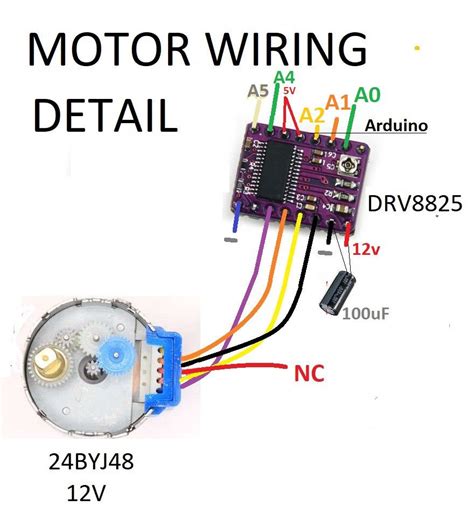 DRV8825 Driver & Stepper Motor 24BYJ48 – Jungletronics – Medium Basic Electrical Wiring ...