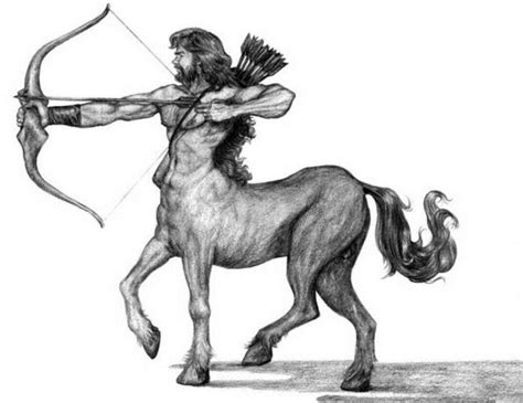 Centaur with bow | Centaur, Mythical creatures, Mythology