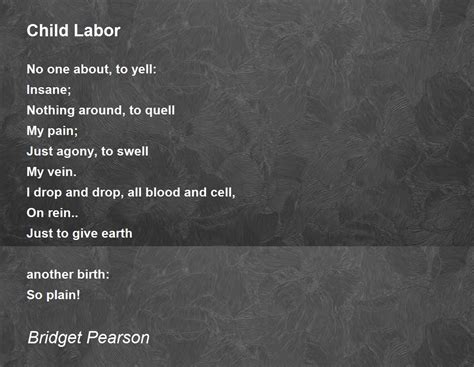 Famous Poems About Child Labour - Infoupdate.org