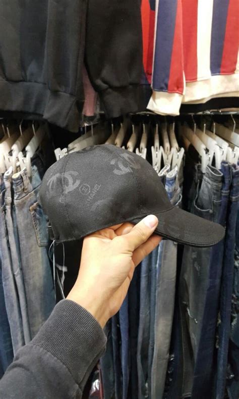 Chanel cap black, Men's Fashion, Watches & Accessories, Cap & Hats on ...