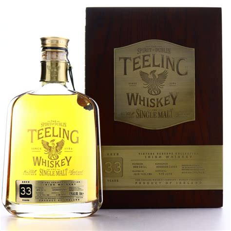 Teeling 33 Year Old Vintage Reserve Single Malt | Whisky Auctioneer