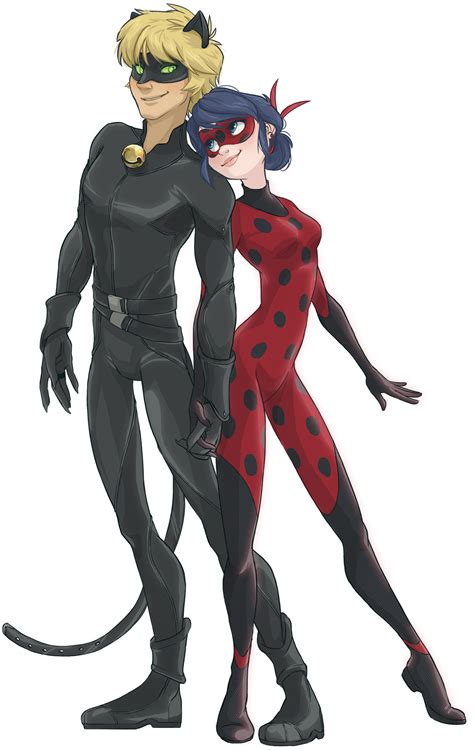 Chat Noir and Ladybug - Miraculous Ladybug Fan Art (39457964) - Fanpop