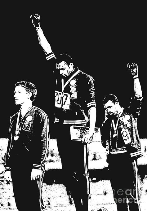 1968 Olympics Black Power Salute Digital Art by My Banksy - Fine Art America