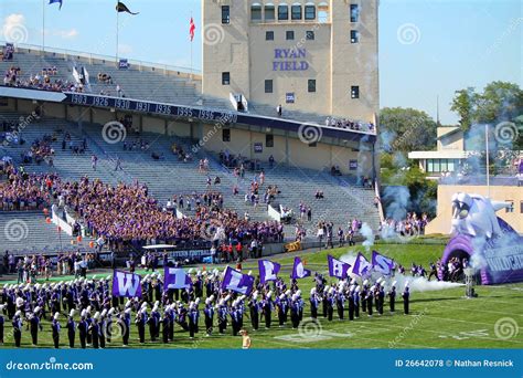 Northwestern Wildcats Football Editorial Stock Photo - Image of sport ...