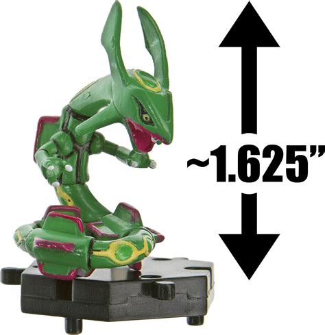 Amazon.com: Rayquaza ~1.625" Figure - Pokemon DP Super Encyclopedia ...