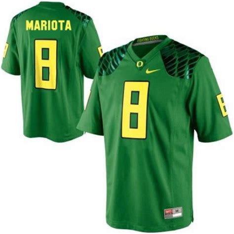 Men Oregon Ducks 8 Marcus Mariota College Football Jersey green