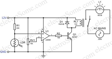 Automatic Night Lamp using LDR