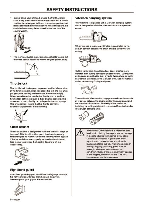 Husqvarna 55 Rancher Chainsaw Owners Manual, 2001,2002,2003,2004,2005