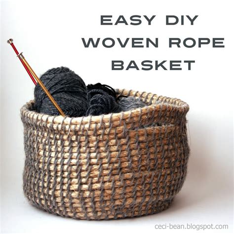 How To Make A Woven Rope Basket - Basket Poster