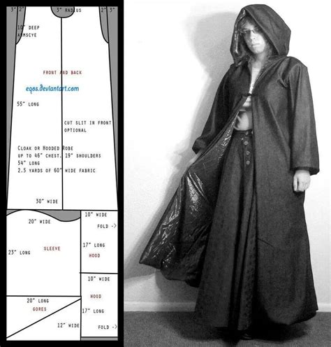 Pin by Susan Clinton on Witchy Stuff | Cloak pattern, Dress tutorials ...