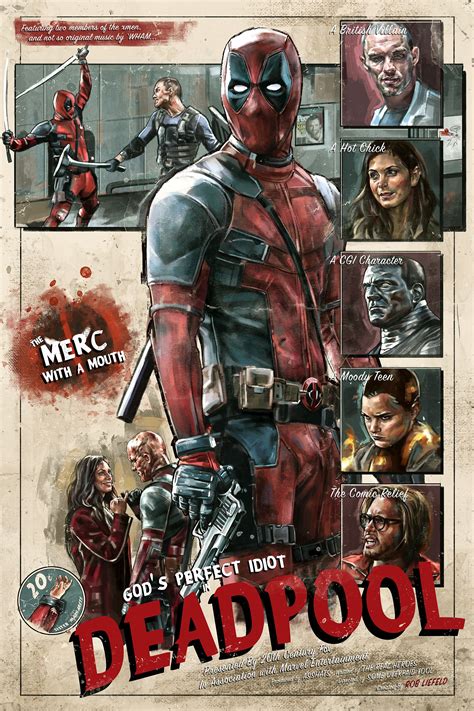 Deadpool | Marvel movie posters, Marvel movies, Marvel