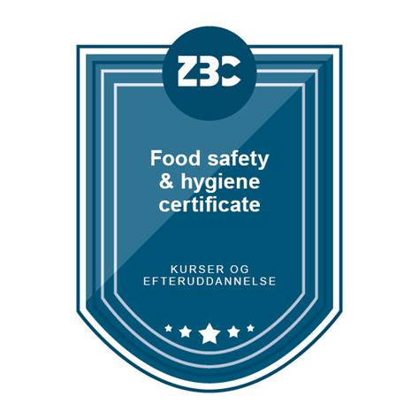 Food safety & hygiene certificate - Credly