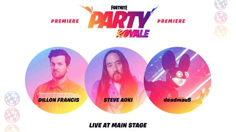 Fortnite Party Royale to Feature Dillon Francis, Steve Aoki, and ...