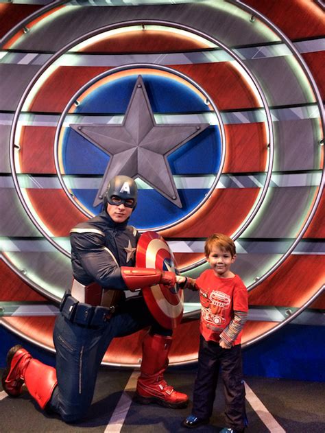 Experience Captain America at Disneyland