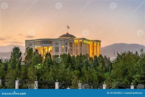 Palace of Nations, the Residence of the President of Tajikistan, in Dushanbe Stock Photo - Image ...