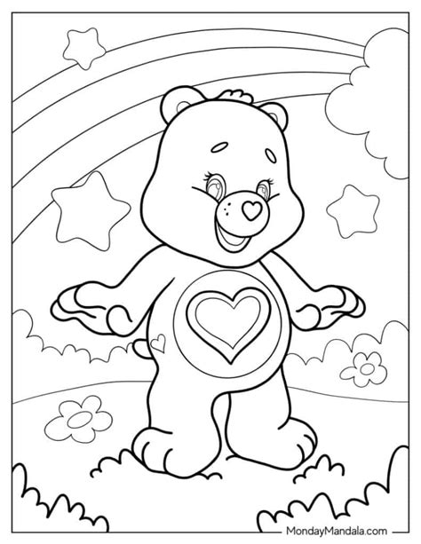 30 Care Bears Coloring Pages (Free PDF Printables)