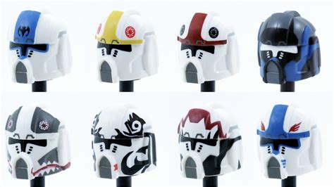 Clone Army Customs PILOT HELMET for Star Wars Minifigures -Pick Color!- NEW | eBay