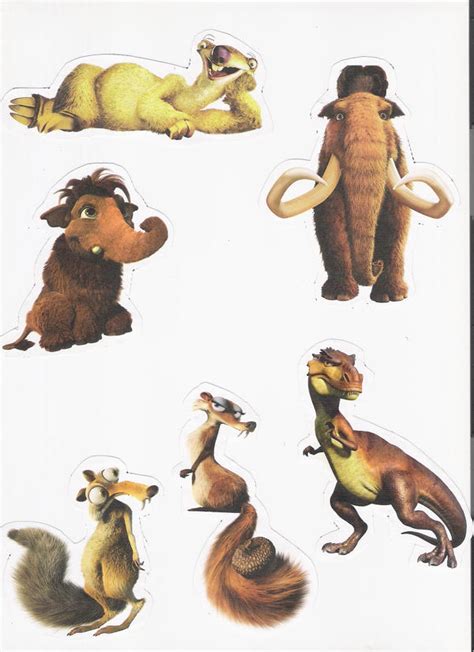 ice age characters by eltigrerocks on DeviantArt