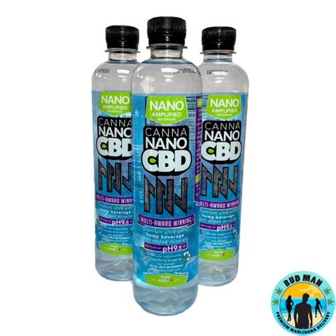 CBD Water – Canna Nano (award winner – 16.9 oz): Bud Man Orange County Dispensary Delivery