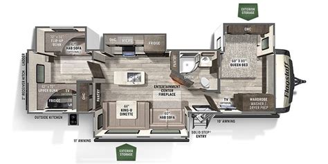 2021 Forest River Flagstaff Classic Super Lite 832BWS Travel Trailer Specs