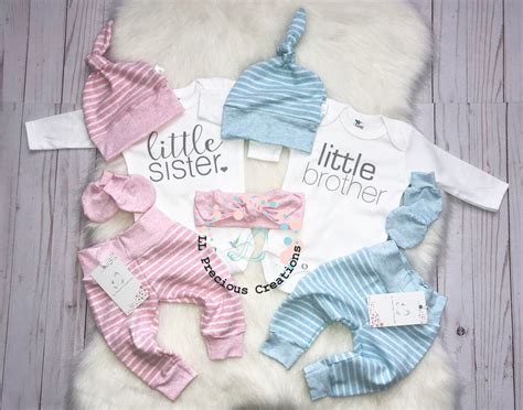 Twins Coming Home Outfits Newborn Outfit Baby Boy Outfit Baby Girl ...