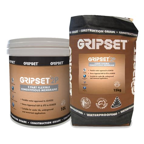 Gripset 2P - Kit 10L Liquid & 15kg Bag - Turbo Building Group