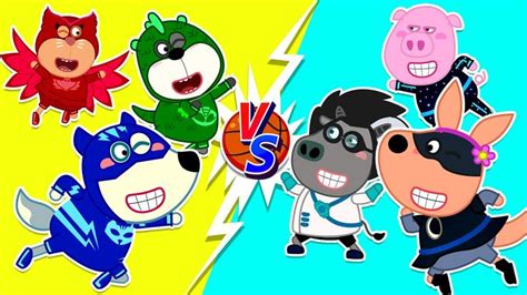 Wolfoo and Friends Play the Superhero Basketball Battle | Wolfoo Family ...