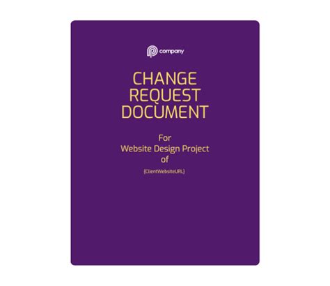 Web Design Change Request Template | Fresh Proposals | Fresh Proposals