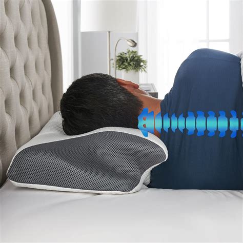 The Advanced Anti-Snore Pillow - Hammacher Schlemmer